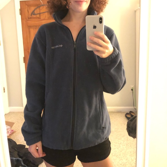 Navy Columbia Fleece - Picture 1 of 4